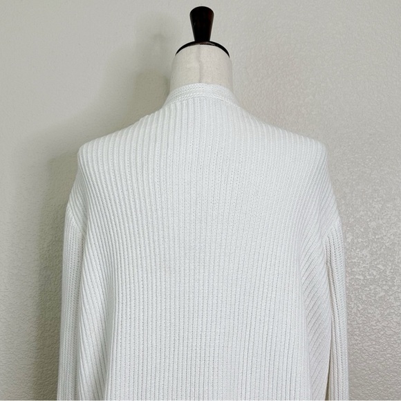 Madewell Nolan Open Front Ribbed Knit Women's Cardigan, Sz Large - Picture 9 of 13